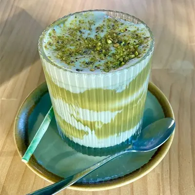 Iced Pistachio Latte